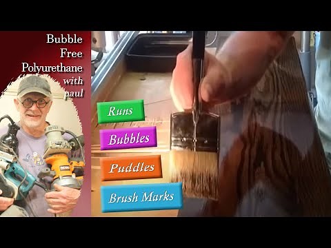 Bubble-Free Polyurethane Application Technique