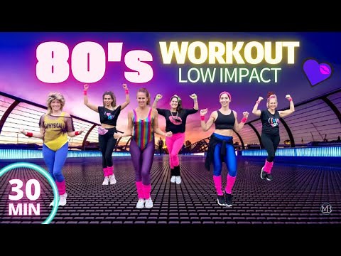 80's Low Impact Aerobics Full Body Workout | Low-Impact Cardio Sculpt