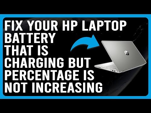 How To Fix HP Laptop Battery That Is Charging But Percentage Is Not Increasing (Best Solutions!)