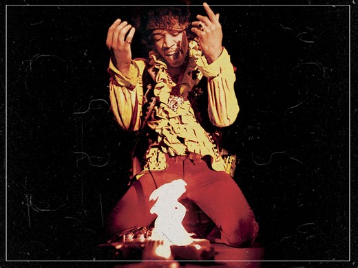 All the albums in Jimi Hendrix's private record collection