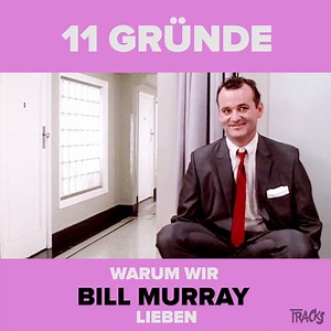 Heute ist Murmeltiertag! Tracks hat 11 von 100.000 Gründen, warum man Bill Murray einfach lieben muss.Und täglich grüßt das Murmeltier... | Arte