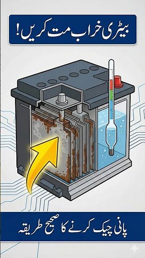 How to check water levels in Battery #batterylife