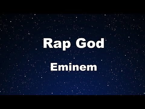 Karaoke♬ Rap God - Eminem 【No Guide Melody】 Instrumental