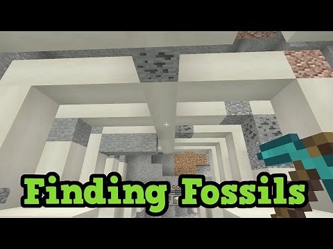 Minecraft - BEST Way To Find Fossils (TU43 Tutorial)