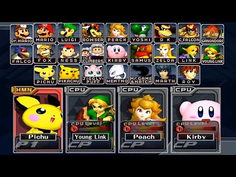 Super Smash Bros. Melee - All Characters