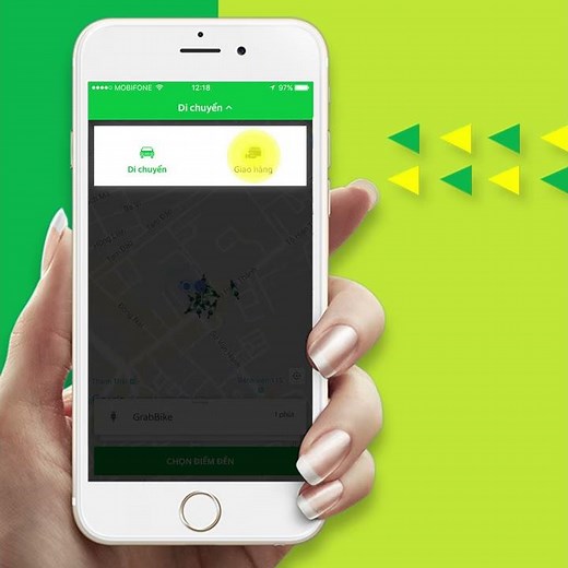 Hướng dẫn tìm dịch vụ GrabExpress trên giao diện Android của Grab