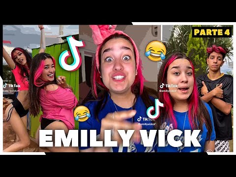 Os TIKTOK Mais HILÁRIOS e ENGRAÇADO da EMILLY VICK (@emillyvickof) - TENTE NÂO RIR 😂 - PARTE 4