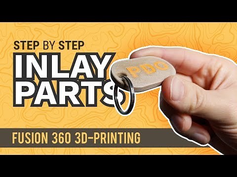 Multi Color 3D Prints using Fusion 360 | Inlay Parts - Practical Prints #3