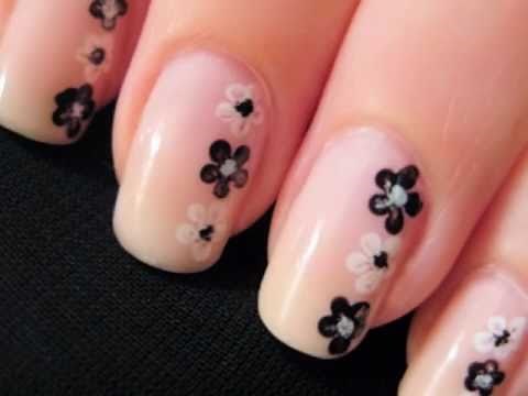 Easy Nail Art for Beginners: Flower Nails!