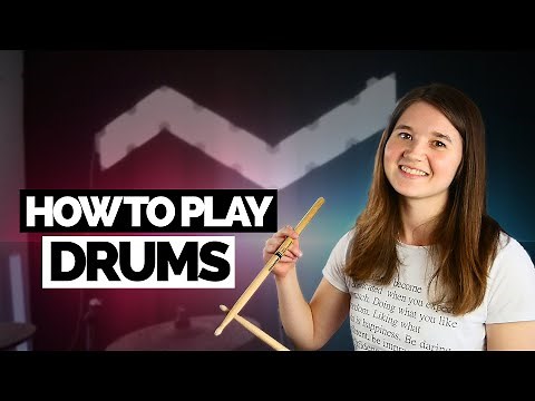 How To Play Your First Drum Beat - Beginner Drum Lesson | TheKays