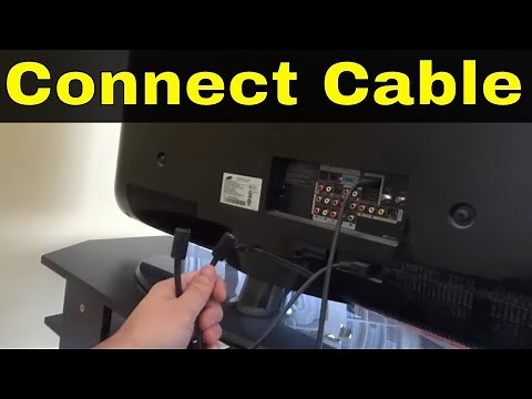 How To Connect Cable To A TV-Step By Step Tutorial
