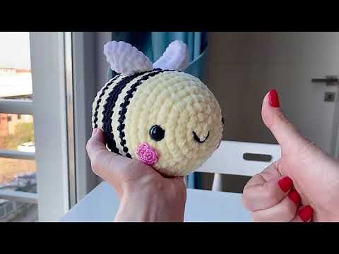 Crochet Chunky Bumbble Bee