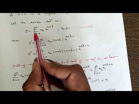 Bessel's Differential Equation: Solution and it's Properties