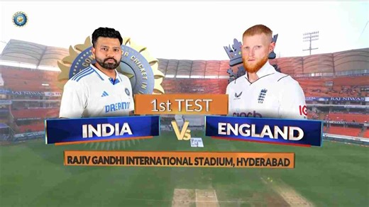 IND vs ENG 2024, 1ST Test, Day 01: Match Highlights