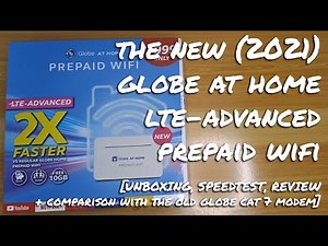 The New (2021) Globe At Home LTE Advanced Prepaid WiFi [Unboxing, Speedtest, and Review]
