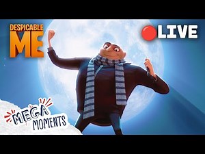 LIVE 🔴 | 24/7 | Gru’s Greatest Heist! 🌕🥷| Despicable Me 1 - 3 | Extended Previews | Mega Moments
