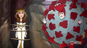 In an all-new episode, Cartoon President Trump pretends to defeat COVID-19 in an elaborate stage play with help from Cartoons Melania Trump, Mike Pence, Sean Hannity, and Rudy Giuliani. | Our Cartoon President