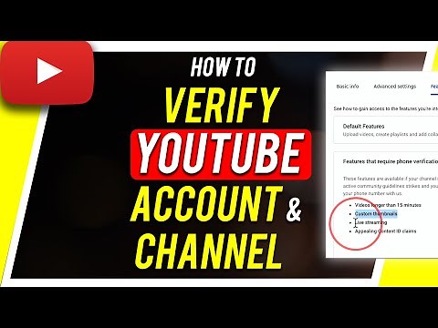 How to Verify Your YouTube Account