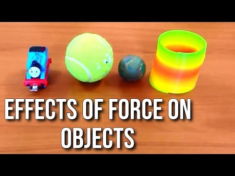How Force can change Position, motion, shape, size and direction of objects | Effects of Force