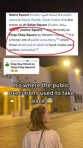 Exploring Deera Square in Riyadh: The Infamous 'Chop Chop' Square