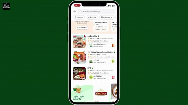 How to Order Food Using Grab Application on Smartphone (Step-by-Step Guide)