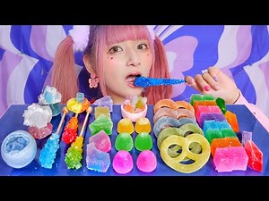 【ASMR】琥珀糖を食べる💎🌈