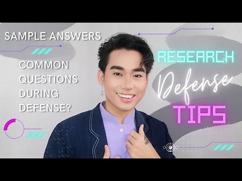 CHUtorial: Common Questions During Research Defense (with Sample Answers)