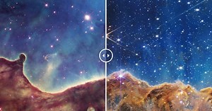 Compare photos from NASA’s James Webb Space Telescope and the Hubble Space Telescope