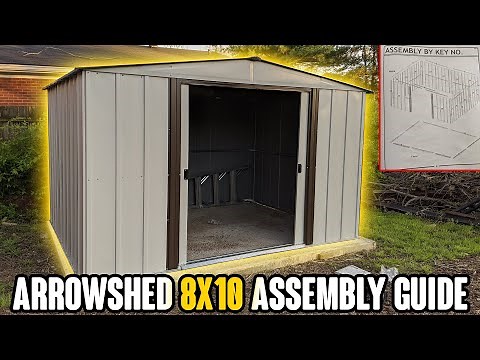 Arrow Shed Assembly - Step By Step