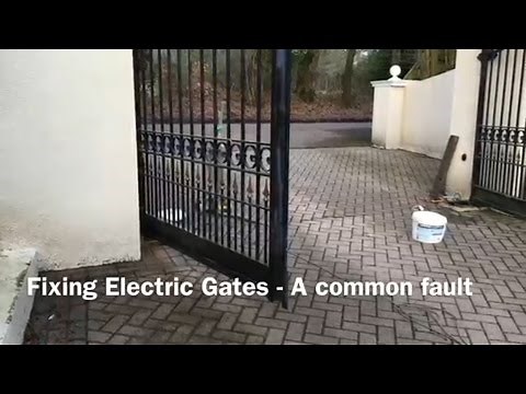 Fixing Electric Gates - A Common Fault. (NICE ME3000)