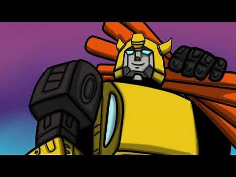 Transformers Buzzworthy Origin Bumblebee animated! Cybertronian Bumblebee from Transformers Ep. 1