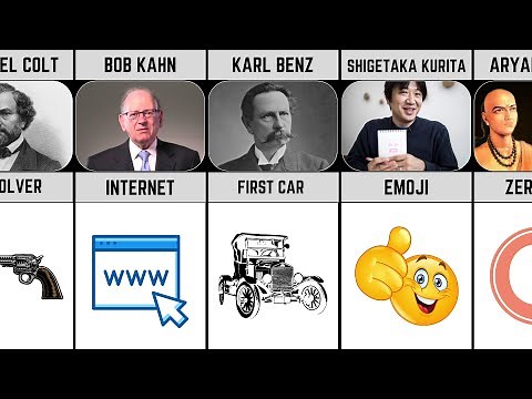 list of Inventors and their Inventions