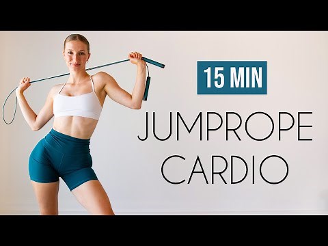 15 MIN JUMP ROPE HIIT (Full Body Cardio Workout)