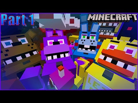 Minecraft FNAF Multiplayer Survival | The Beginning Of The Animatronic Apocalypse! [Part 1]