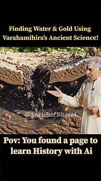 HIDDEN TREASURE: 💧 Finding Water & Gold Using Varahamihira’s Ancient Science!