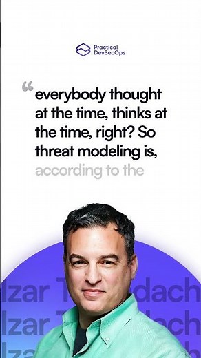What is Threat Modeling? A Simple Definition | Izar Tarandach Explains | Practical DevSecOps