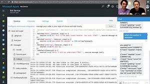 Azure Bot Service を使用してチャット ボットを構築する