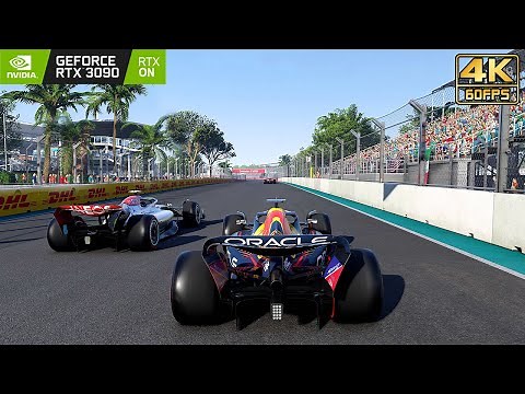 F1 2022 (RED BULL) Miami Grand Prix "Max Verstappen" Gameplay (PC Ray Tracing) @ 4K 60ᶠᵖˢ ✔