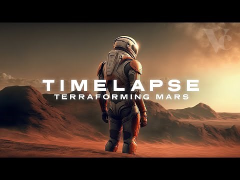 Timelapse of Mars Terraforming. ( 2021- 3020 ). | Mars Terraforming ‪@NASA‬