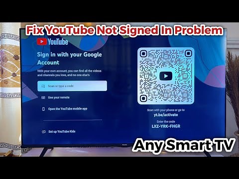Fix YouTube Not Sign In Problem on Smart TV