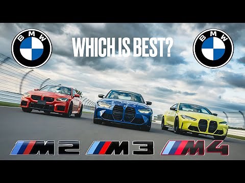 2025 BMW M2 vs BMW M3 vs BMW M4 - Track Drive Comparison