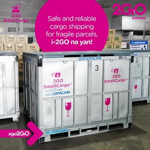 With 2GO’s Small Cargo’s fastest LCL service in the Philippines, maipapadala ang items that need extra care using our special packaging! Siguradong makakarating ng safe and secure ang inyong fragile and high value cargoes to major points in VisMin! Expect your items to be delivered from Manila within 3-5 days for Visayas, and 5-7 days for Mindanao. To know more about Small Cargo, call our hotline at (02) 85287400 or email us at 2go_freight@2go.com.ph for reservations and bookings. #go2GO. | 2GO 