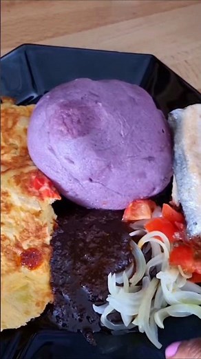 Healthy Red Cabbage Banku 💜 | Oatmeal Banku & Pepper Sauce Recipe 🥬 | Easy Healthy African Meal