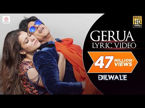 Gerua - Lyrical Video | Dilwale | Shah Rukh Khan | Kajol | Arijit Singh | Antara Mitra | Pritam