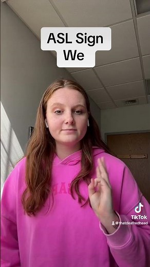 Learn How To Sign "We" in ASL for Beginners | American Sign Language #shorts