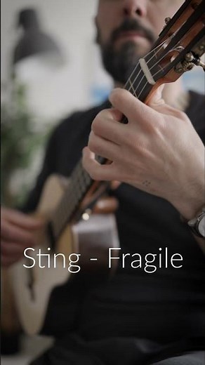 Fragile by Sting on Ukulele || Verse + Guitar parts