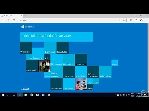 Create and Run a Site on Localhost IIS Windows Server 2016