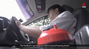 WATCH: These deaf Grab drivers may not be able to hear you - but it’s no impediment. Here’s how they go about their job: | CNA