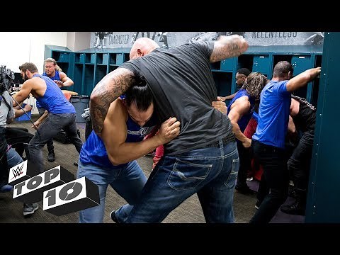 Wildest locker room brawls: WWE Top 10, March 19, 2018