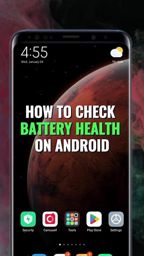 Here’s how to check the battery health of your Android device. #android #smartphones #mobile #battery #techtok